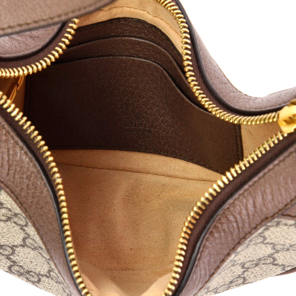 Gucci Ophidia Half Moon Bag Gg Coated #253765G15B - Picture 5 of 7